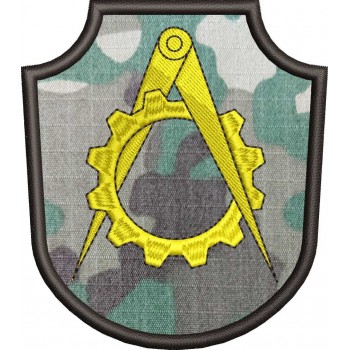 ECUSON / EMBLEMA - STIINTE INGINERESTI ( INGINER ) combat